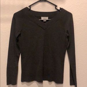 Long sleeve brown light sweater